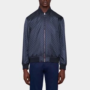 GUCCI Nylon Bomber Jacket with knitted collar size 58